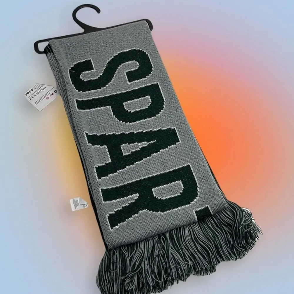 MICHIGAN STATE SPARTANS Long Knit Scarf